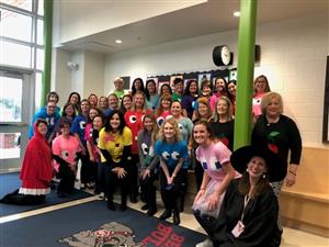Staff at Halloween 2019 